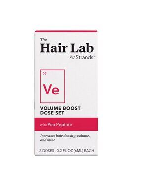 The Hair Lab Volume Boost Dose Set with Pea Peptide to Thicken Hair – 2 x 0.2 fl